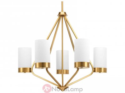Люстра Progress Lighting Elevate Brushed Bronze Five-Light Wide Chandelier ImperiumLoft 84486-30