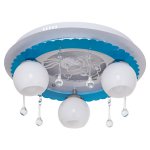 Люстра для детской Экономсвет 8449/3WT RC WT MIXLED