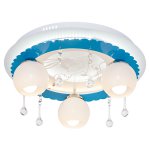 Люстра для детской Экономсвет 8449/3WT RC WT MIXLED