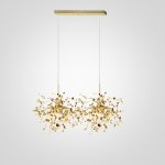 Люстра Tezani Argent Suspension Linear Gold 2 L80 ImperiumLoft 84496-22