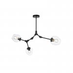 Люстра Адель Branching Bubble Chandelier L3 Black Transparent ImperiumLoft 84563-22