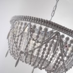 Подвесная Люстра Rh Anselme White Wood Weathered Chandelier By Imperiumloft