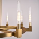Люстра На Штанге Canelle Round Chandelier 8 Modern Brass By Imperiumloft