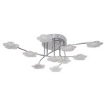 Люстра светодиодная Экономсвет 8460/10CR RC