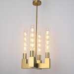 Люстра RH CANELLE Pendant lamp 4 Modern Brass ImperiumLoft 84608-22
