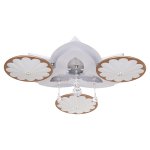 Светильник ЭкономСвет 8486/3WT RC WT YLWTLED