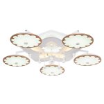 Светильник ЭкономСвет 8486/5WT RC WT YLWTLED