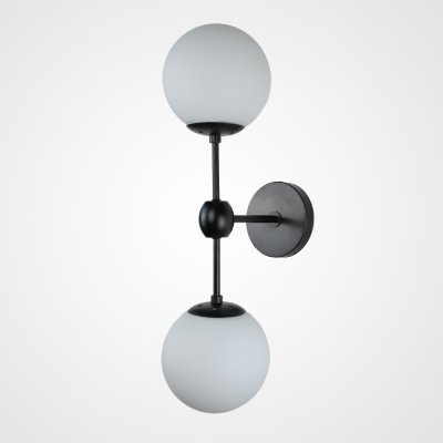 Бра Modo 2 Globes Black and white glass ImperiumLoft 84941-22 Бра Modo 2 Globes Black and white glass ImperiumLoft 84941-22