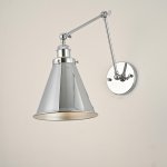 Бра 20th c Library Single Sconce Silver II ImperiumLoft 84947-22