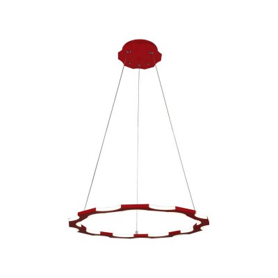 Подвесной светильник ТОР-БАЙТ красный d67,5 h110 Led 60W (4000K) Kink light 8502,06 Подвесной светильник ТОР-БАЙТ красный d67,5 h110 Led 60W (4000K) Kink light 8502,06