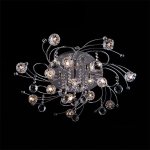 Люстра с пультом Eurosvet 85033/15 хром