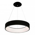 Подвесной светильник диммируемый КРЕЙС черный D60 h120 Led 72W (3000-6000K) с пультом ДУ Kink light 8507,19