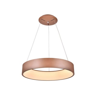 Подвесной светильник диммируемый КРЕЙС золотой D60 h120 Led 72W (3000-6000K) с пультом ДУ Kink light 8507,33