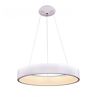 Подвесной светильник КРЕЙС белый D80 h10 Led 48W (4000K) с пультом ДУ Kink light 8508,01 Подвесной светильник КРЕЙС белый D80 h10 Led 48W (4000K) с пультом ДУ Kink light 8508,01