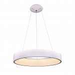 Подвесной светильник КРЕЙС белый D80 h10 Led 48W (4000K) с пультом ДУ Kink light 8508,01