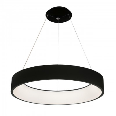 Подвесной светильник КРЕЙС черный D80 h10 Led 48W (4000K) с пультом ДУ Kink light 8508,19 Подвесной светильник КРЕЙС черный D80 h10 Led 48W (4000K) с пультом ДУ Kink light 8508,19