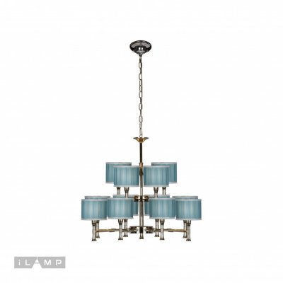 Подвесная люстра iLamp Arcadia 85095/8+4 Хром Подвесная люстра iLamp Arcadia 85095/8+4 Хром