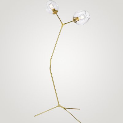 Торшер Сrumpled Glass Bubble gold ImperiumLoft 85482-22 Торшер Сrumpled Glass Bubble gold ImperiumLoft 85482-22