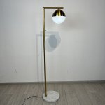 Торшер Geneva Single Glass Globe Floor Lamp ImperiumLoft 85499-22