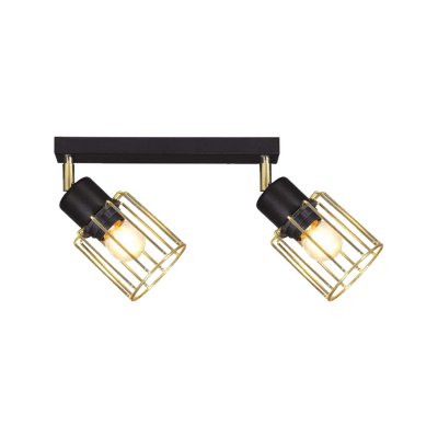 Спот потолочный Экономсвет 86003/2BK+GD GD Спот потолочный Экономсвет 86003/2BK+GD GD