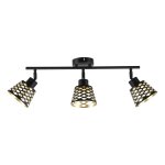 Спот потолочный 86007/3BK BK+GD ЭкономСвет