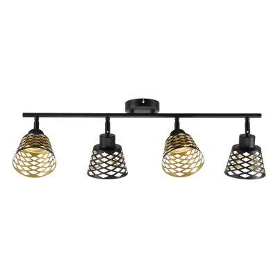 Спот потолочный 86007/4BK BK+GD ЭкономСвет