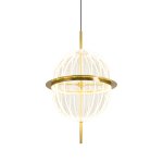 Подвесной светильник 8631P/C gold/clear