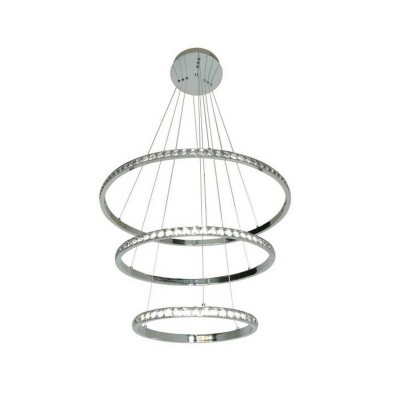 Подвесной светильник ТОР КРИСТАЛЛ хром d-65+50+35 h-100 Led 76W(4000K) Kink light 8633 Подвесной светильник ТОР КРИСТАЛЛ хром d-65+50+35 h-100 Led 76W(4000K) Kink light 8633