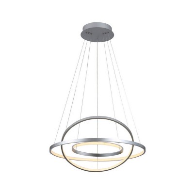 Подвесной светильник ТОР-ТРЕК серый d65+50+35 h120 Led 50W (4000К) Kink light 8659,16