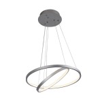 Подвесной светильник ТОР-ТРЕК серый d50+35 h120 Led 50W (4000К) Kink light 8660,16