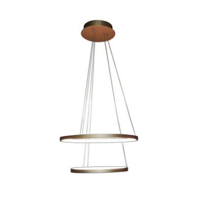 Подвесной светильник ТОР-ТРЕК матовое золото d50+35 h120 Led 30W (4000К) Kink light 8660,33 Подвесной светильник ТОР-ТРЕК матовое золото d50+35 h120 Led 30W (4000К) Kink light 8660,33