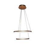 Подвесной светильник ТОР-ТРЕК матовое золото d50+35 h120 Led 30W (4000К) Kink light 8660,33