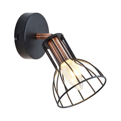 Светильник ЭкономСвет 86606/1BK+COP BK