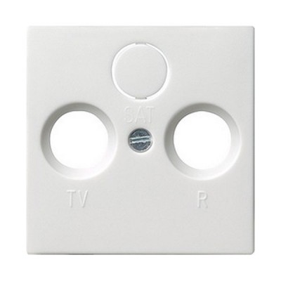 Gira S-55 Бел глянц Накладка TV-FM-(SAT) розетки (G86903)