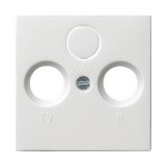 Gira S-55 Бел глянц Накладка TV-FM-(SAT) розетки (G86903)