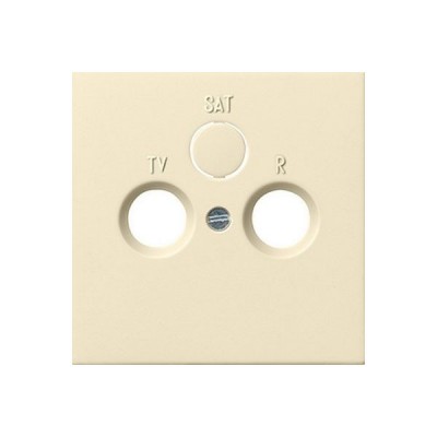 Gira F100 Крем глянц Накладка TV-FM-(SAT)розетки (G869111)