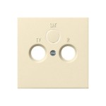 Gira F100 Крем глянц Накладка TV-FM-(SAT)розетки (G869111)