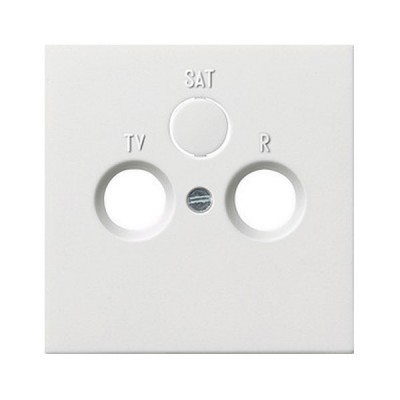 Gira F100 Бел глянц Накладка TV-FM-(SAT)розетки (G869112)