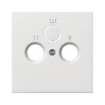 Gira F100 Бел глянц Накладка TV-FM-(SAT)розетки (G869112)