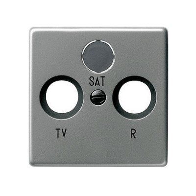 Gira E22 Сталь Накладка TV-розетки (G86920)