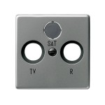 Gira E22 Сталь Накладка TV-розетки (G86920)