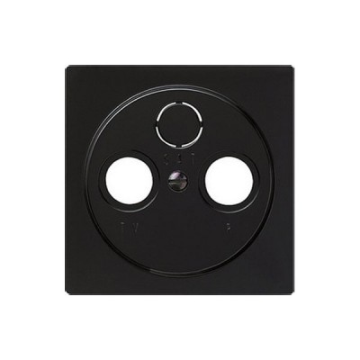 Gira S-Color Черный Накладка TV-FM-(SAT) розетки (G86947)