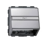 Gira E22 Алюминий Накладка с опорной пластиной угловая (G870203)