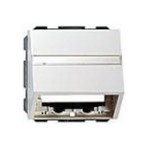 Gira S-55 Антрацит Накладка с опорной пласт для розеток средств связи, с шильдиком (G87028)