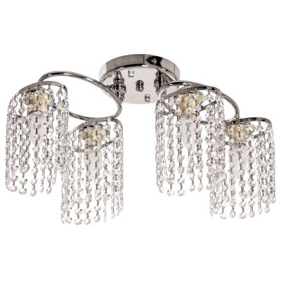 Люстра с хрусталем Экономсвет 8717/4CR WT