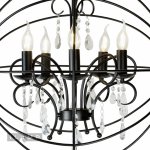 Подвесная люстра iLamp Life 8774-5 Черная
