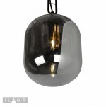 Подвесной светильник iLamp Mono 8792S/1P Серый дым+черный