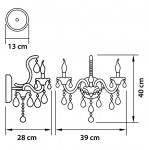 Светильник бра Lightstar 879627 Champa nero