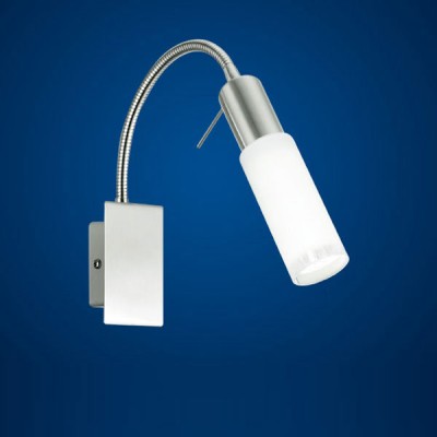 Настенный светильник SAMANTA 1X9W(E14) матовый никель / матово-прозрачный Eglo 87987
