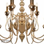 Подвесная люстра iLamp Lady 88003-10+5 Золотая